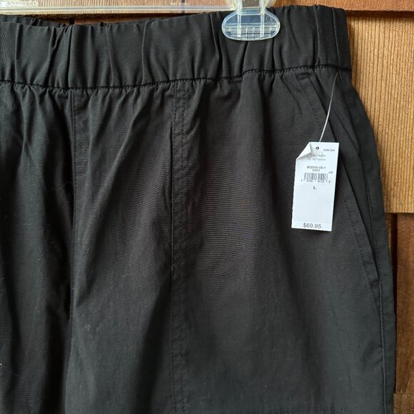 NWT GAP Black Pull On Elastic Waist Off Duty Trousers in Women's Large - Picture 5 of 9